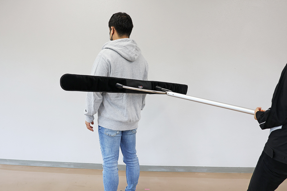 防犯　さすまた　取り押さえ　目潰し　大工道具 さすまた 刺股 一般タイプ ホルダーセット 収納に便利 さす又 約